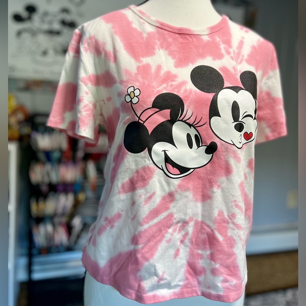 Disney Mickey And Minnie Tie dye short sleeve T-shirt - Picture 4 of 6